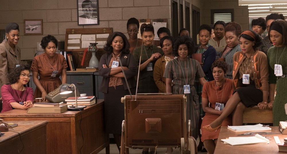 Octavia Spencer as Dorothy Vaughan leading the West Area Computers in Hidden Figures (2016)