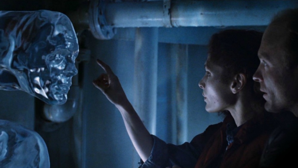 The underwater drilling rig crew in James Cameron's The Abyss