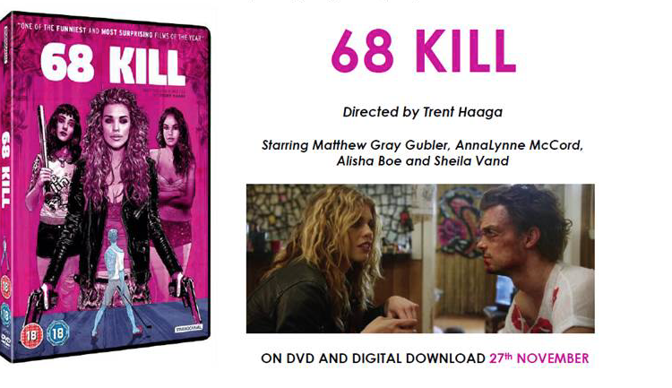 68 Kill Home Entertainment Release Details