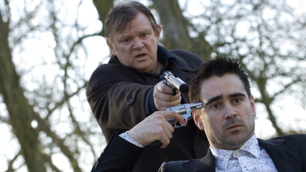 Colin Farrell and Brendan Gleeson in In Bruges