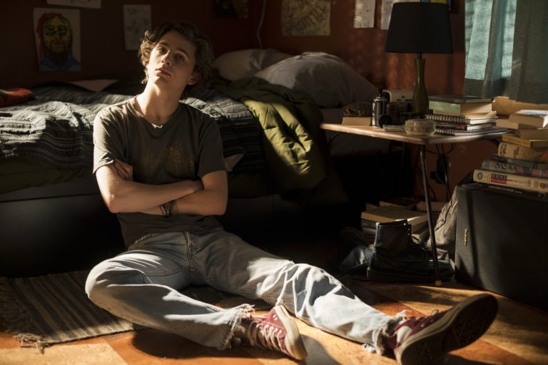 Timothee Chalamet, who plays Paul Atreides in Dune: Part Three, in a still from Beautiful Boy