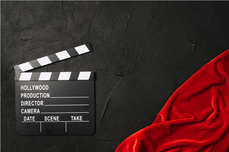 камера мотор. режиссерская хлопушка. символ режиссуры. дубль арт. кинохлопушка фон.