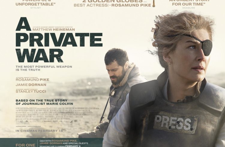 A PRIVATE WAR – New UK Poster & Trailer Released
