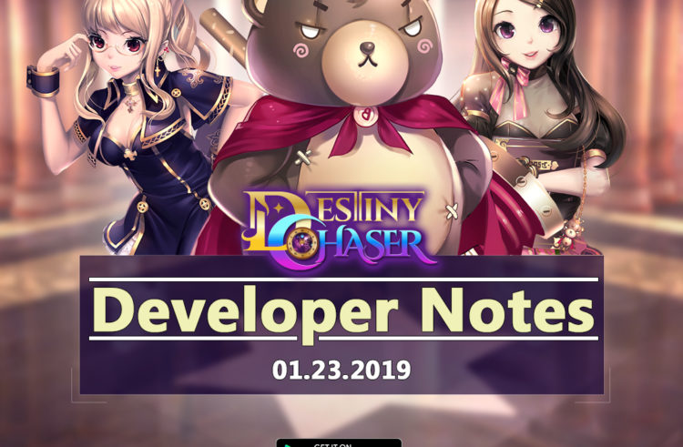 Developing Destiny Chaser: Update 1.0.63