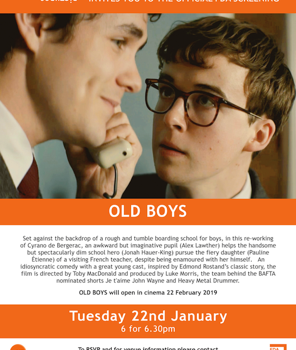 Toby MacDonald’s OLD BOYS Starring Alex Lawther and Jonah Hauer-King To Be Released in Cinemas on 22 Feb