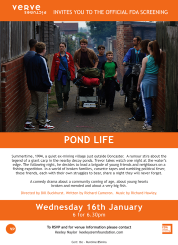 POND LIFE starring Esme Creed Miles To Be Released In UK Cinemas On 26 April 2019