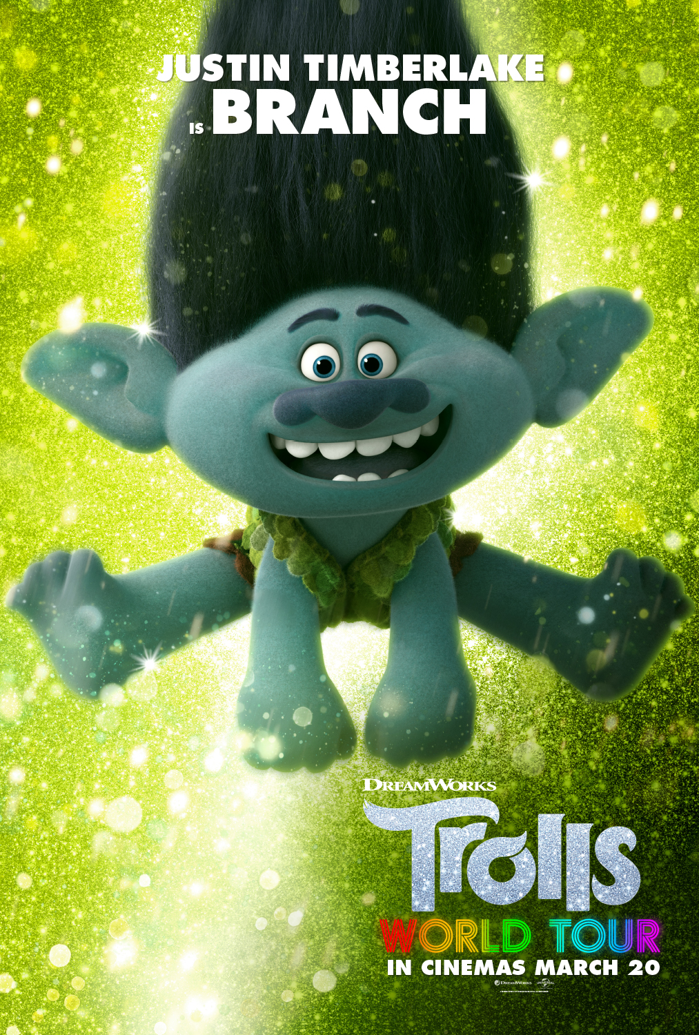 trolls world tour branch poster