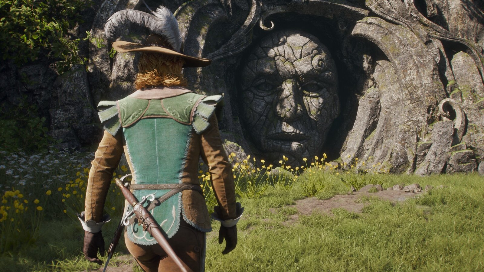 Fable 2027 gameplay screenshot showing the Hero in combat