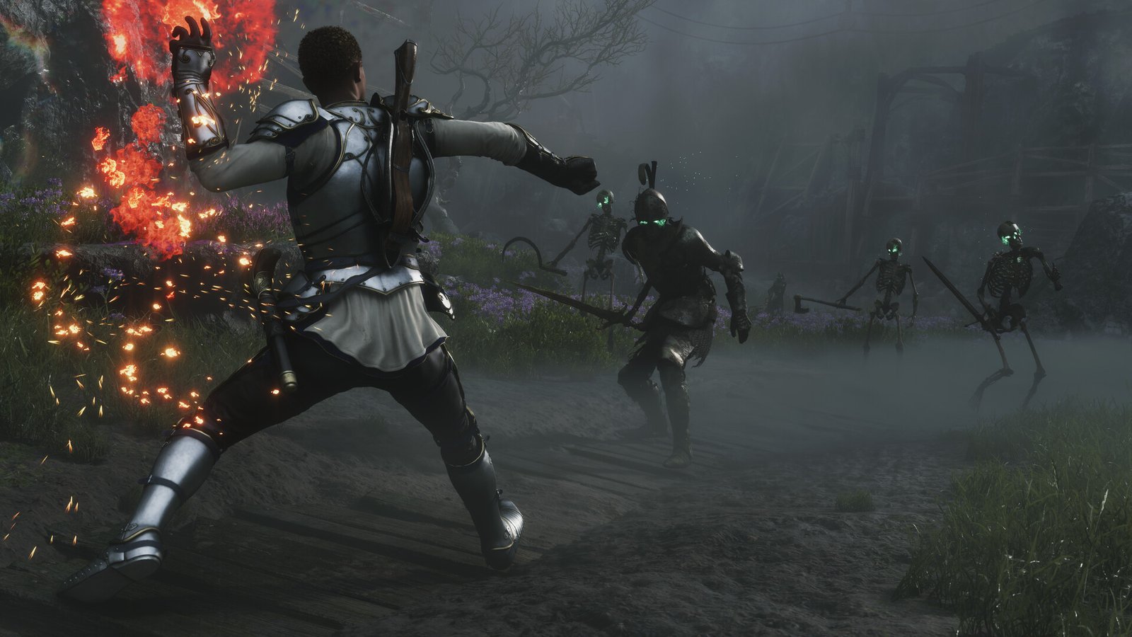 Fable 2027 gameplay screenshot showing the open world landscape of Albion