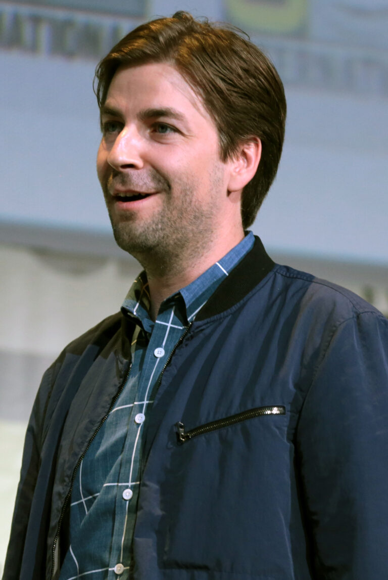 Director Jon Watts speaking at San Diego Comic-Con