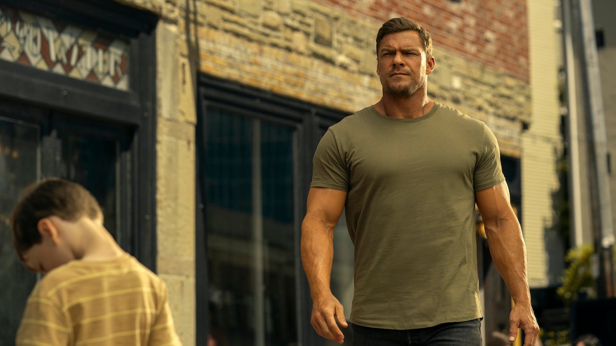 Alan Ritchson as Jack Reacher in a still from Reacher Season 3