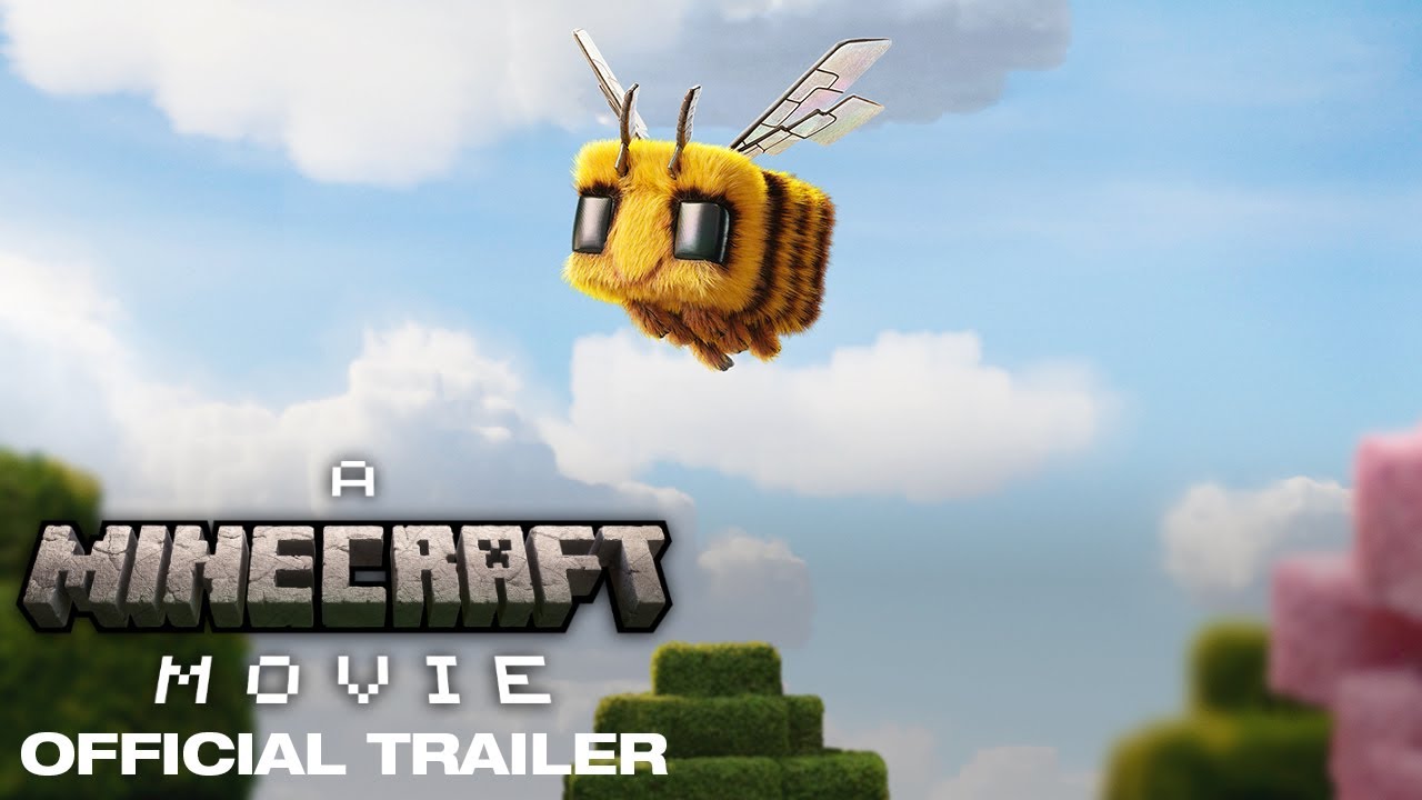 Still from the teaser trailer for A Minecraft Movie, Warner Bros.' biggest 2025 release