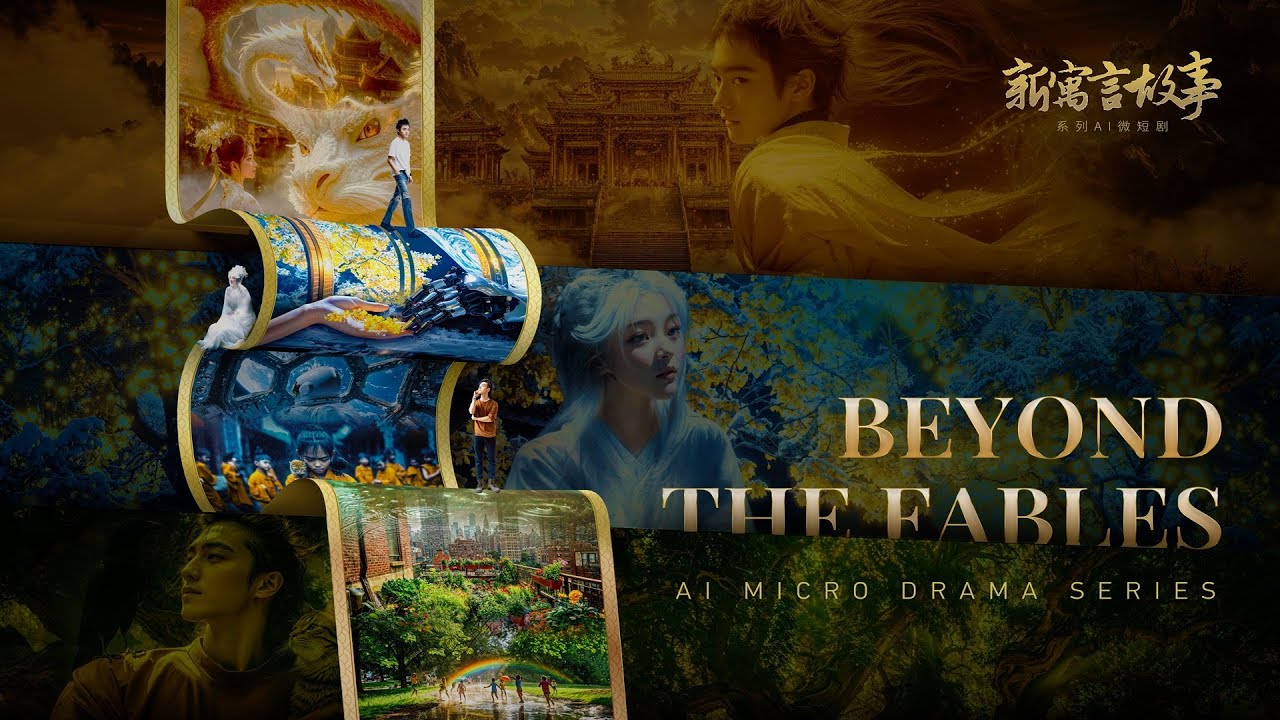 Frame from the report AI micro-drama: Beyond the fables, about AI-generated short dramas in China
