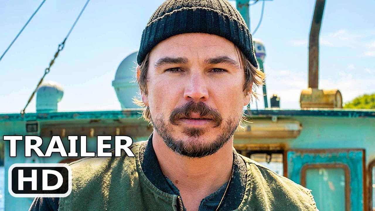 A still from the official trailer for Below, the Netflix limited series starring Josh Hartnett as fisherman Calvin Penney