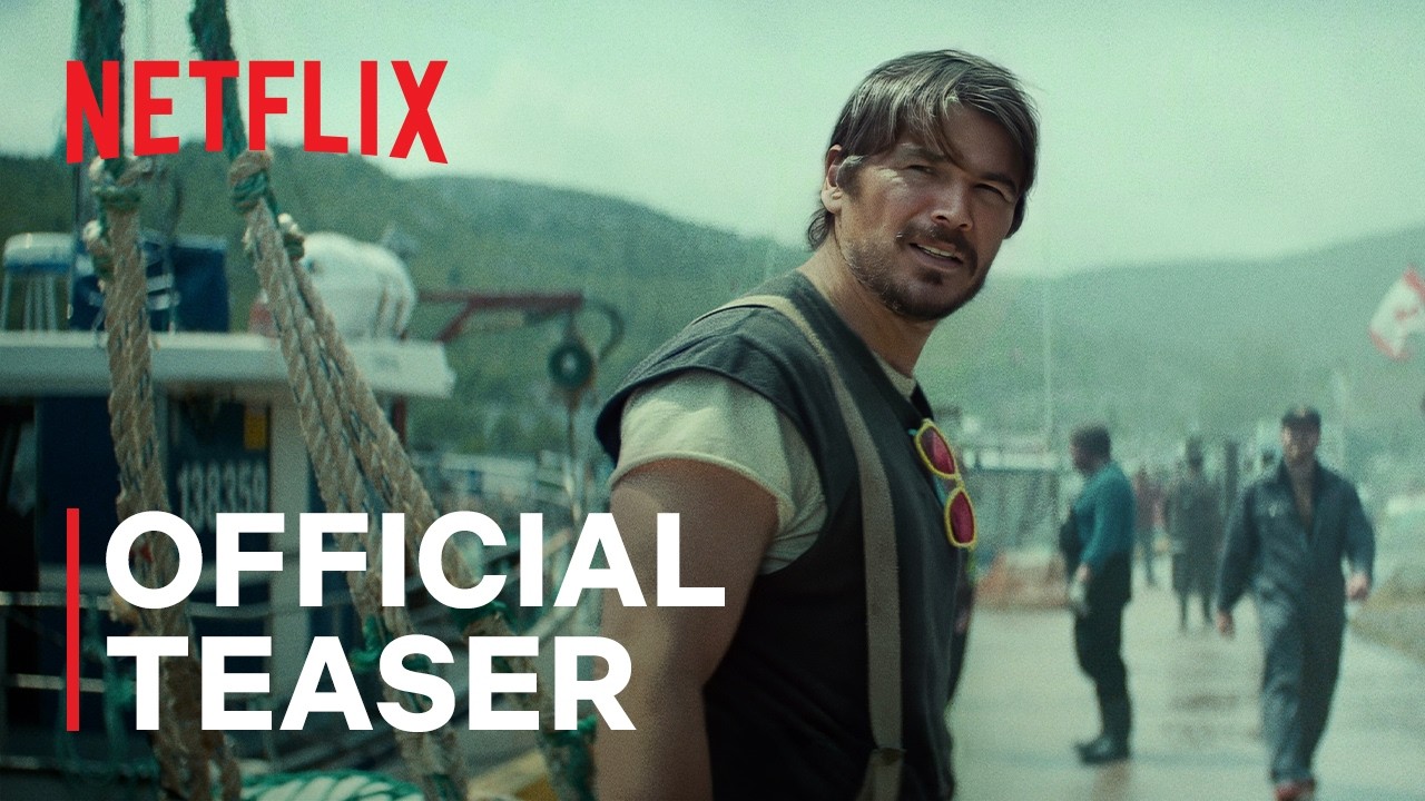 A frame from Netflix promotional footage for Below, the Jesse McKeown thriller filmed around St. John's, Newfoundland