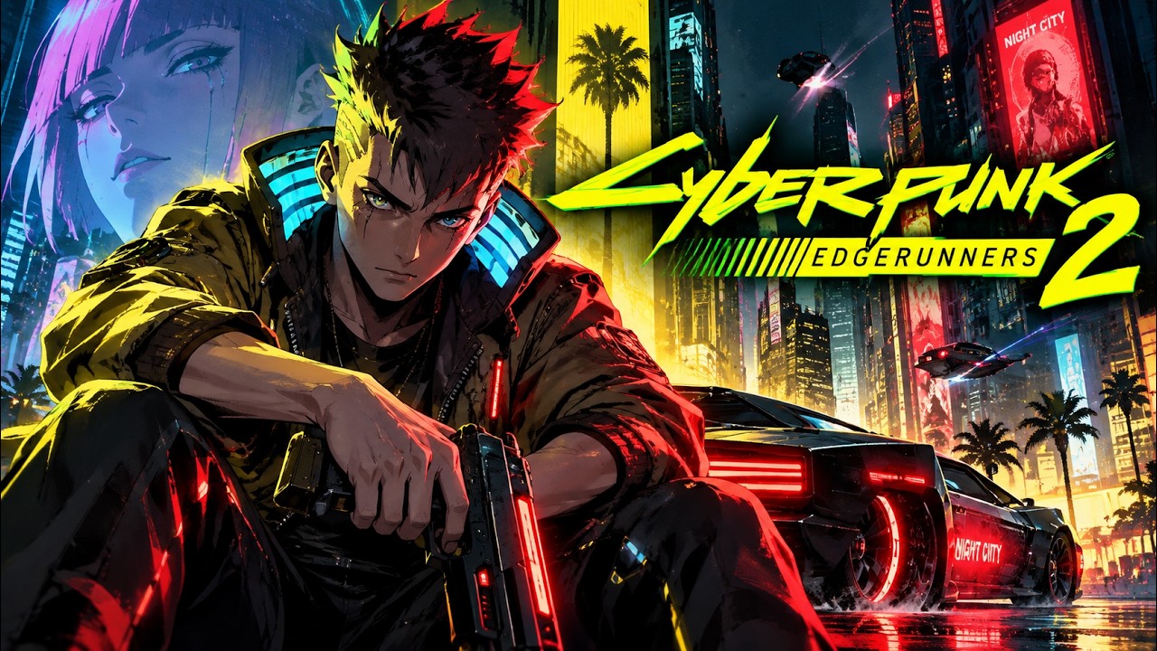 Cyberpunk: Edgerunners 2 official Netflix trailer image from Studio Trigger and CD Projekt Red's new Night City anime