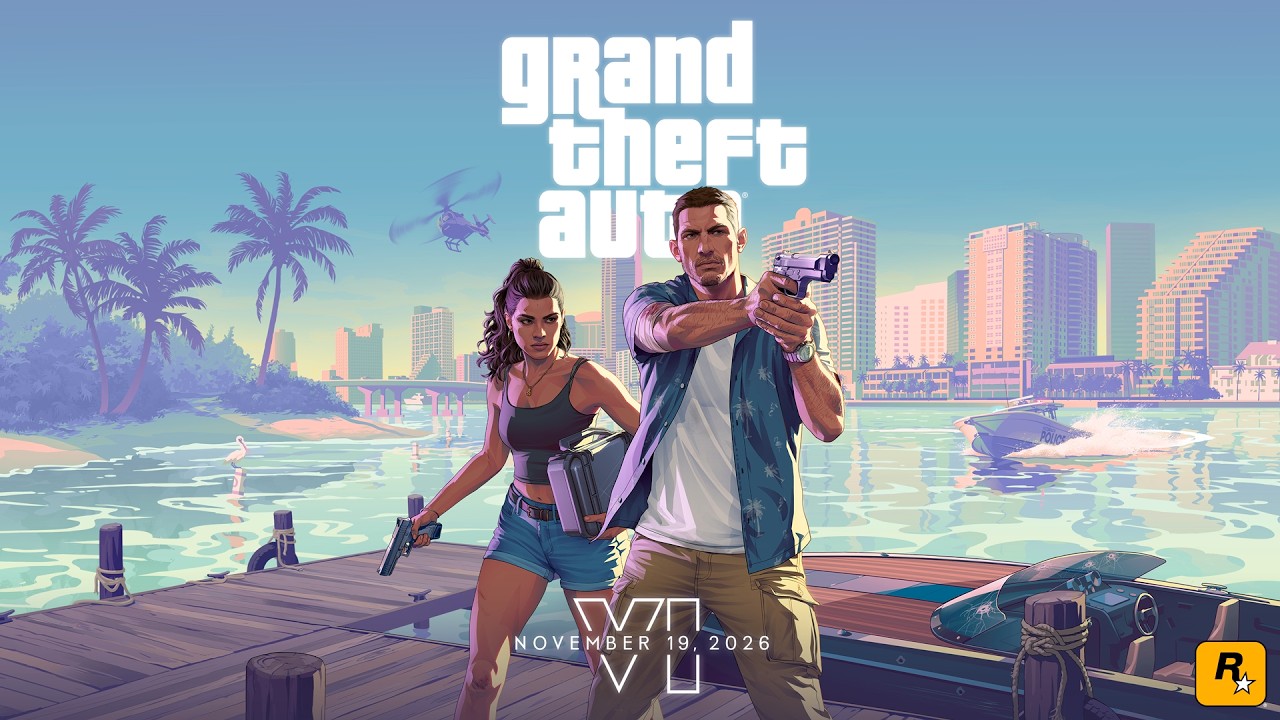 Still from the second Grand Theft Auto VI trailer released by Rockstar Games in May 2025