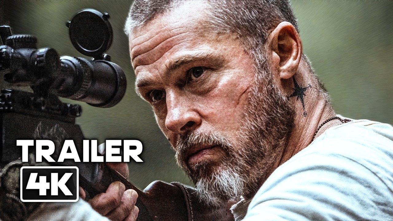 Still from the official trailer for David Ayer's Heart of the Beast (2026), starring Brad Pitt