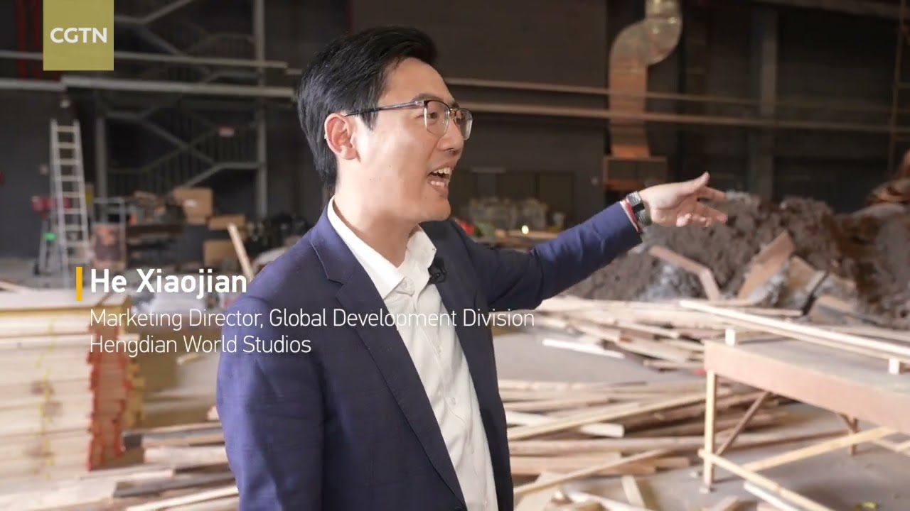 Hengdian World Studios in Zhejiang, China, the film complex whose sound stages have emptied as AI-generated micro-dramas replace live-action shoots