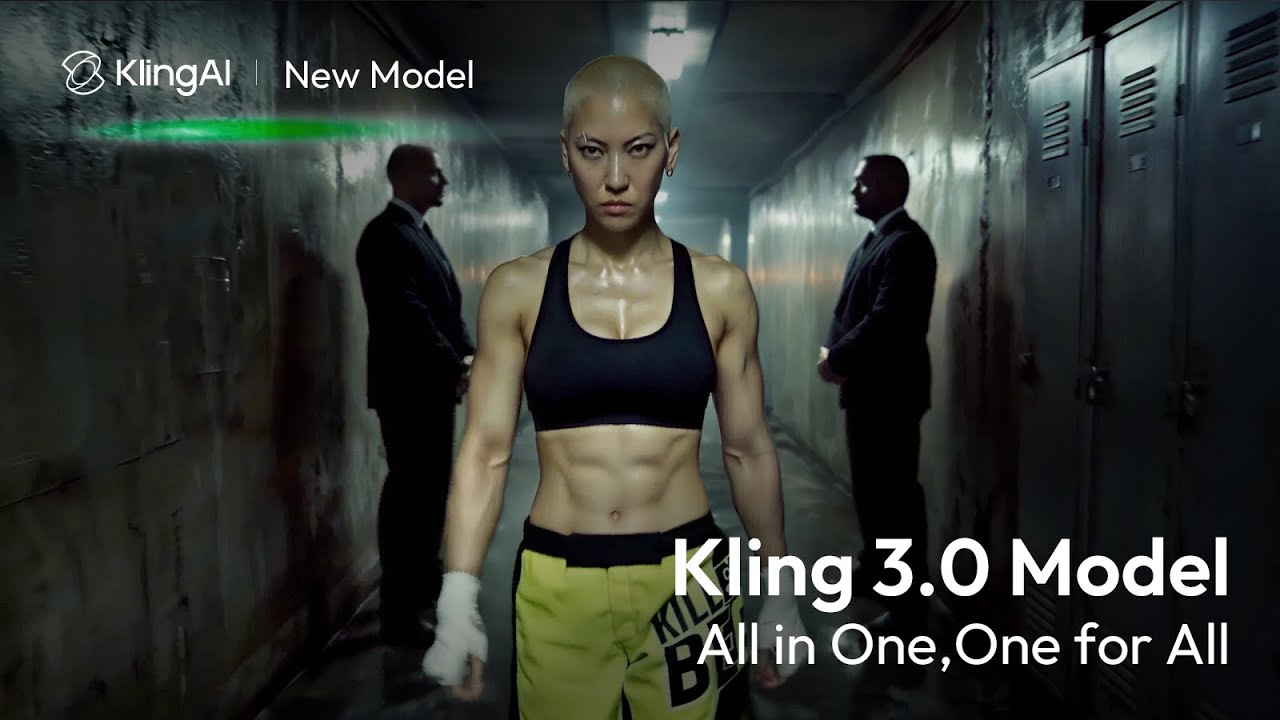 Frame from the Kling 3.0 launch video, Kuaishou's AI video model used by Chinese short-drama makers
