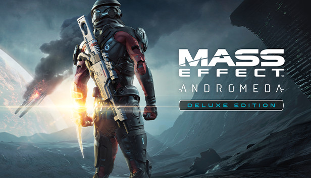 Mass Effect: Andromeda key art, the 2017 BioWare game that was the last Mass Effect release