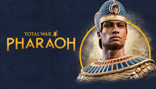 Total War: Pharaoh key art with the game's logo