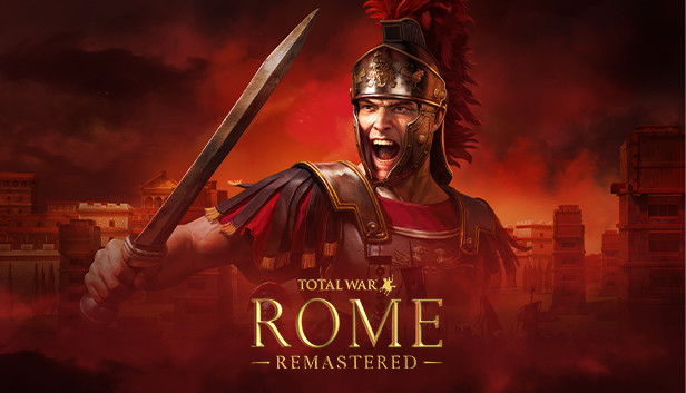 Total War: Rome Remastered key art with the game's logo