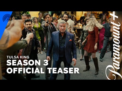 Still from an official Paramount+ trailer for Tulsa King, the Sylvester Stallone crime drama